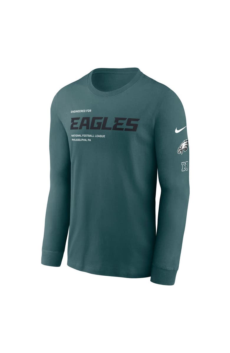 Nike Men's Nike Midnight Green Philadelphia Eagles Play to Win Essential Long Sleeve T-Shirt, Alternate, color, Green
