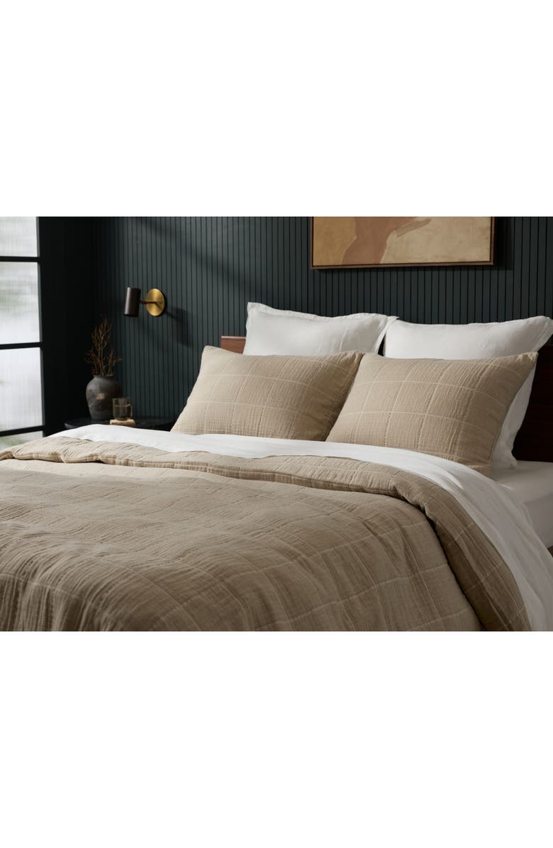 Parachute Terrace Gauze Set of 2 Organic Cotton Pillow Shams, Alternate, color, 