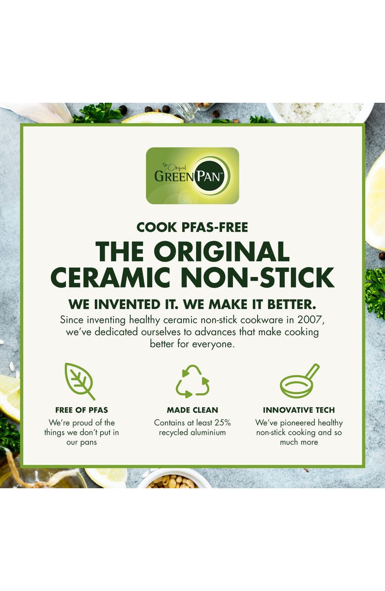 GreenPan Valencia Pro 13-Piece Hard Anodized Aluminum Ceramic Nonstick Cookware Set, Alternate, color,