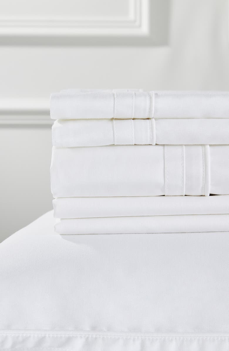 The White Company Cavendish 800 Thread Count Flat Sheet, Main, color,