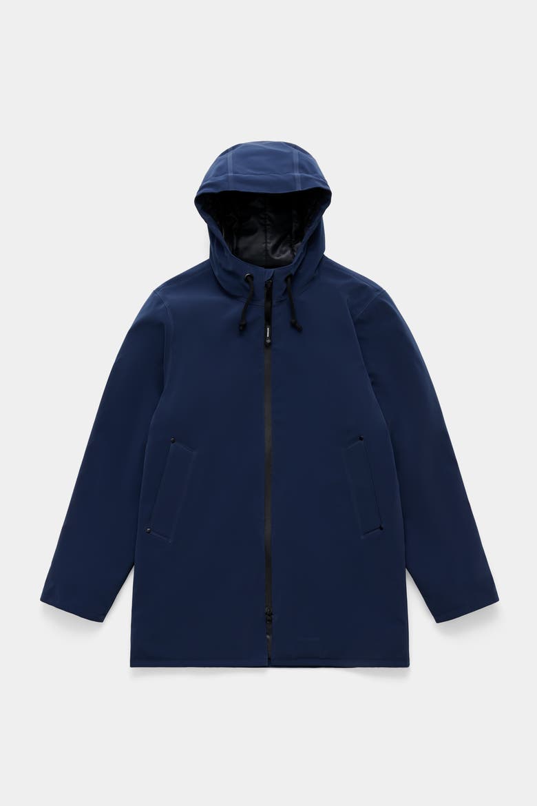 Stockholm Matte Winter Coat, Alternate, color, Navy