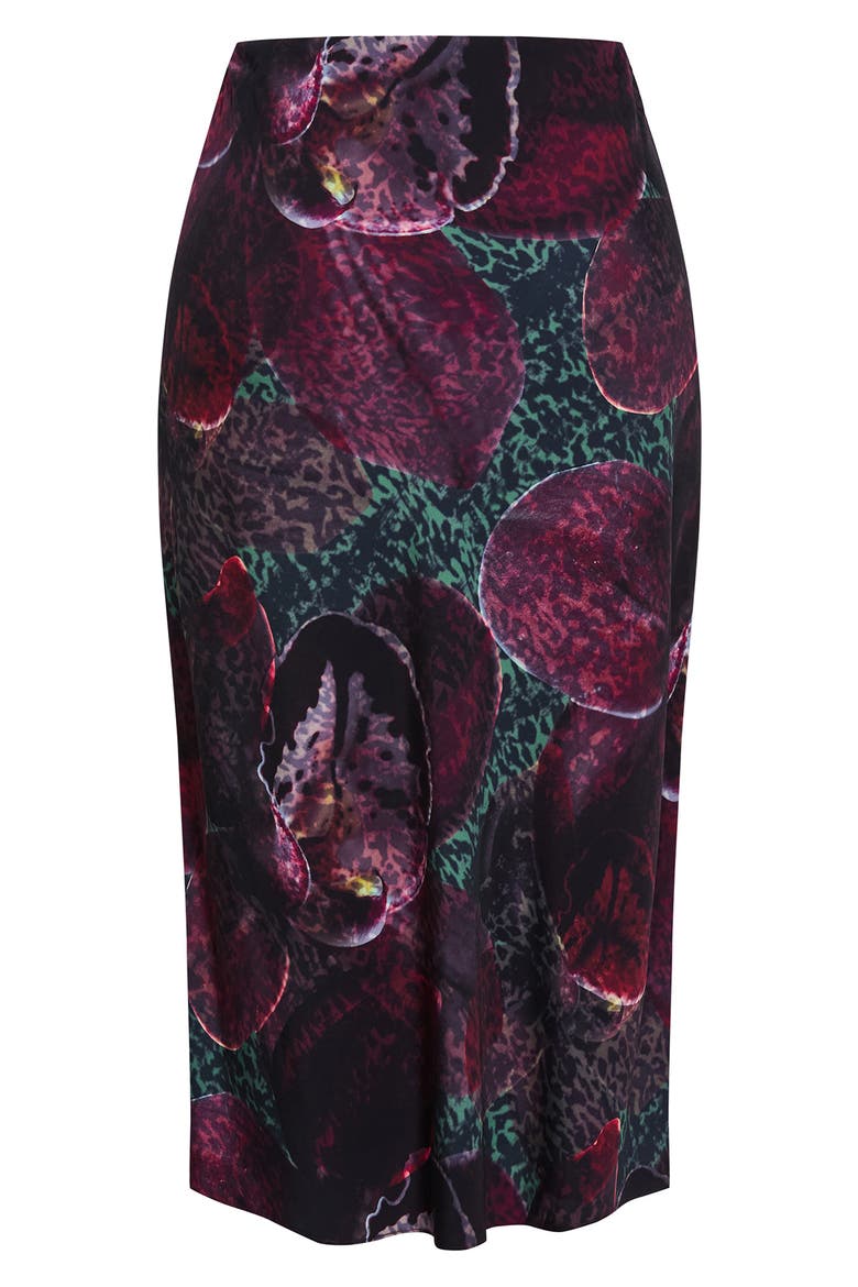 Sienna Midi Skirt, Alternate, color, BLACK ORCHID