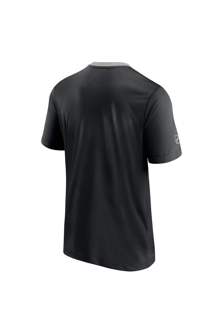 Men's Fanatics Branded Black Los Angeles Kings Authentic Pro Alternate Logo Locker Room Performance T-Shirt, Alternate, color, Black