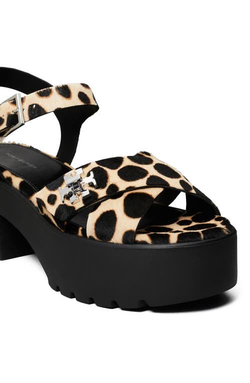 Tory Burch Turnlock Lug Sole Platform Sandal In Multi