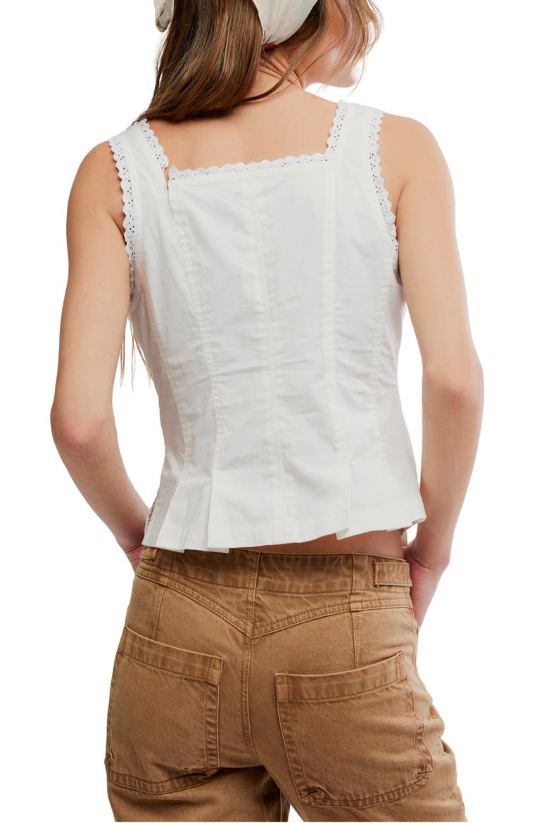 Bridgette Corset Peplum Top, Alternate, color, CLEAN IVORY