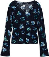 Desigual Print Rib Top