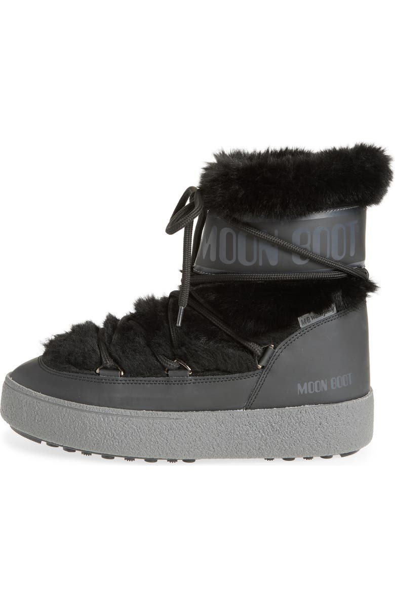 Moon Boot<sup>®</sup> LTrack Faux Fur Water Repellent Boot, Alternate, color,