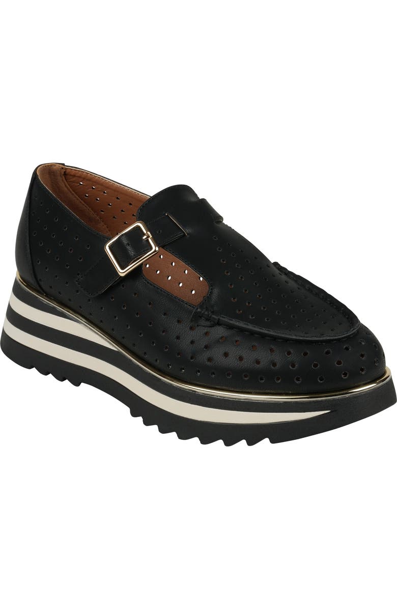 GOOD CHOICE NEW YORK Karmine Mary Jane Loafer, Main, color, Black