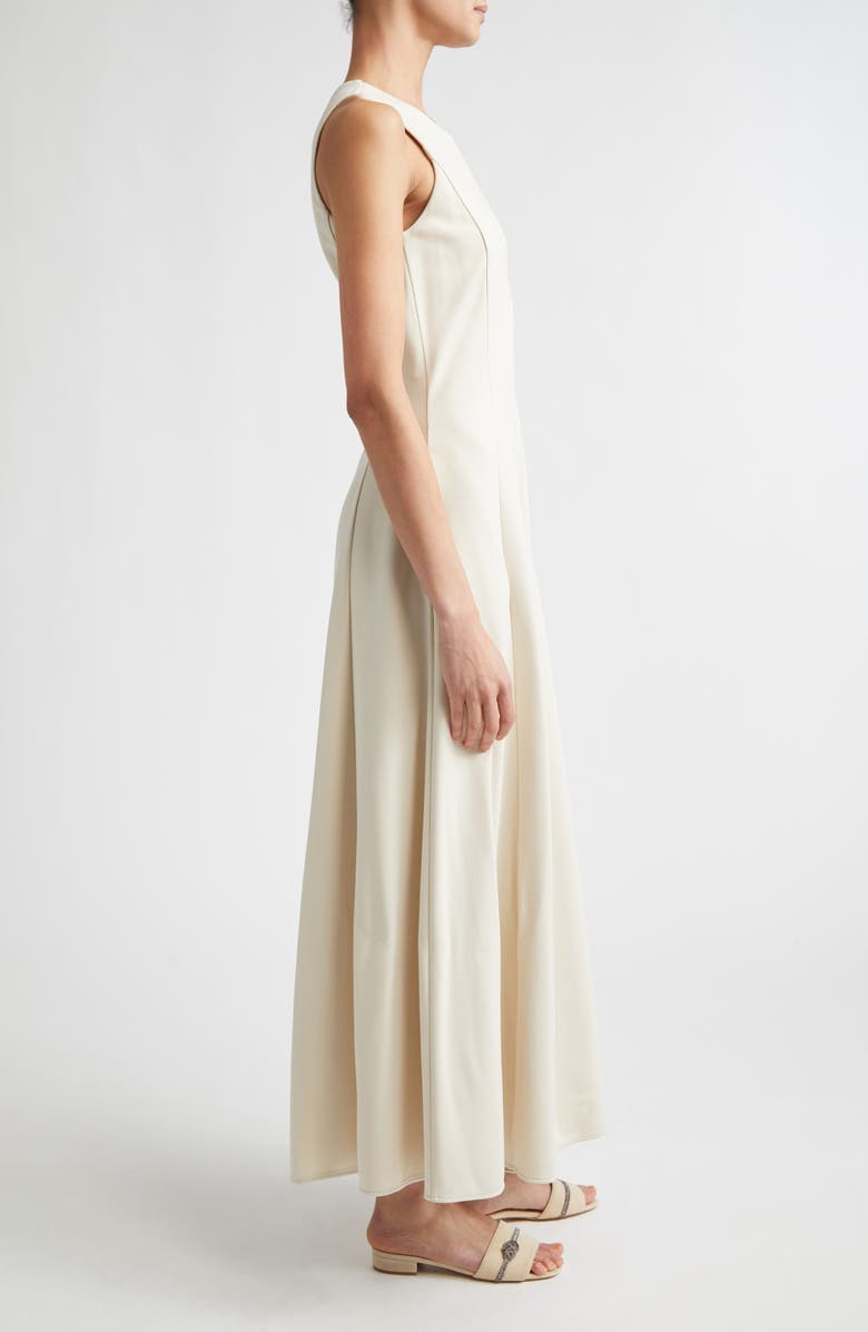 Eleventy Linen Blend Sleeveless Dress, Alternate, color, 00 Ivory