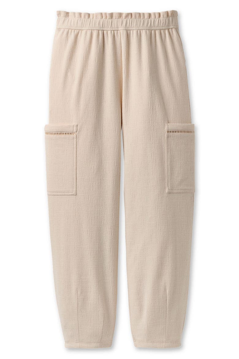 Arisbeth Barrel Pants, Alternate, color, CREAM