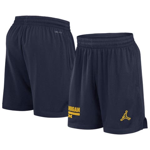【Nike】Michigan Wolverines Basketball Jordan Shorts Michigan Wolverines Jordan Brand Replica Team Basketball