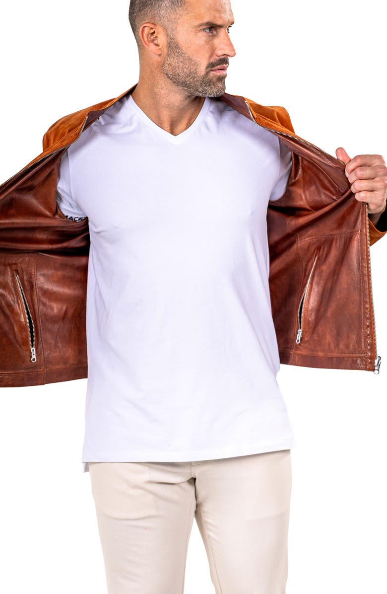 Maceoo Suede Jacket, Alternate, color, Brown