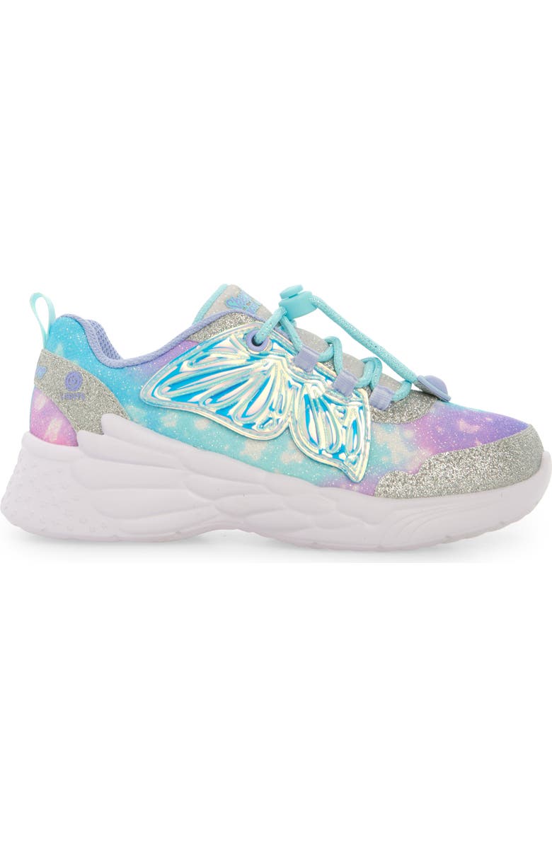 SKECHERS Kids' Dream Racer - Wing Brites Light-Up Sneaker, Alternate, color,