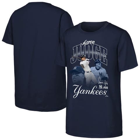 Youth Outerstuff Aaron Judge Navy New York Yankees Triple Player Graphic T-Shirt