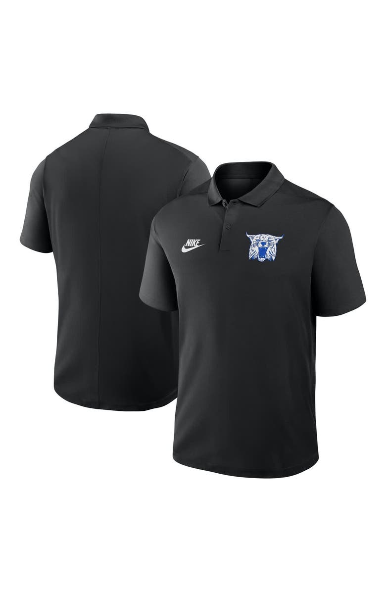 Nike Men's Nike Black Kentucky Wildcats Primetime Victory Legacy Vault Logo Performance Polo, Alternate, color, Black