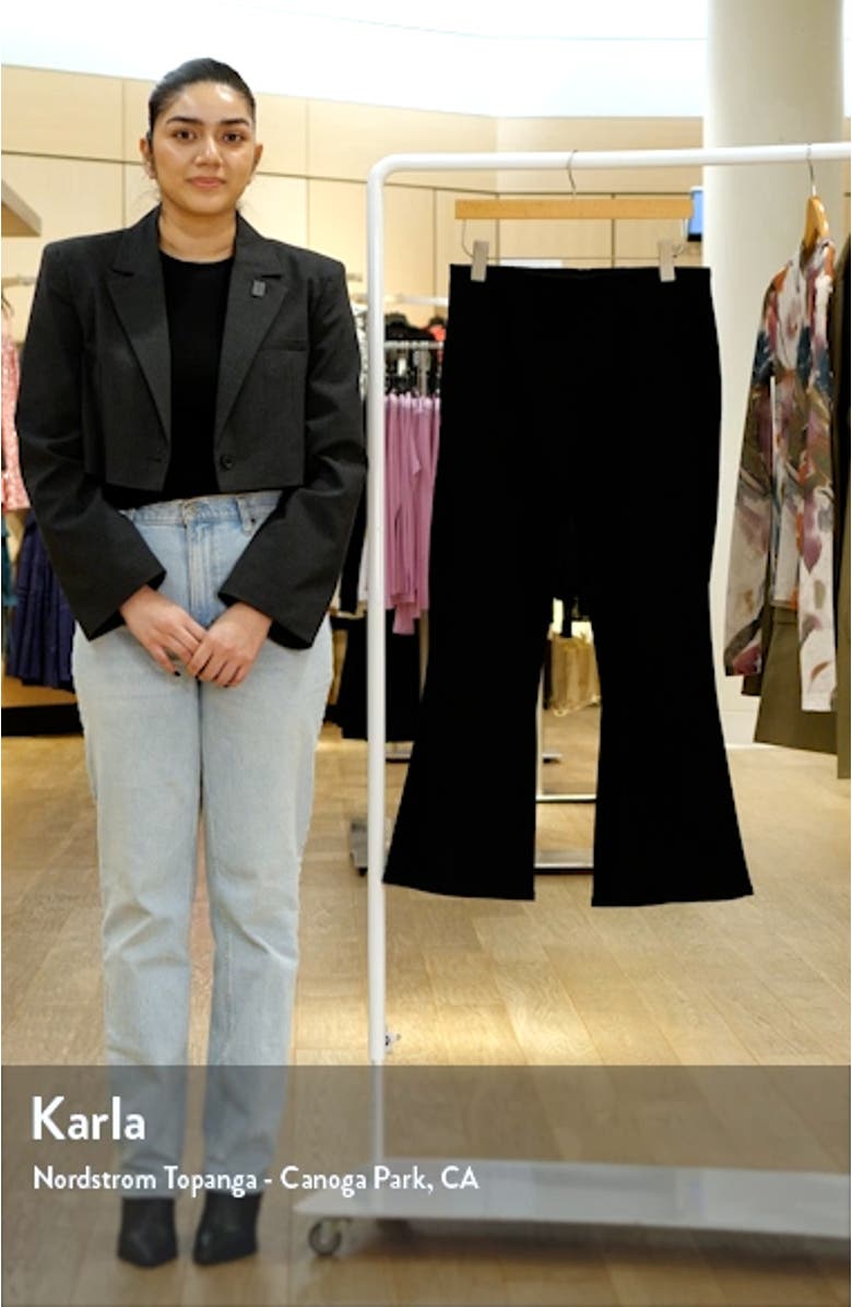 Carson Off-Duty High Waist Ankle Flare Jeans, sales video thumbnail