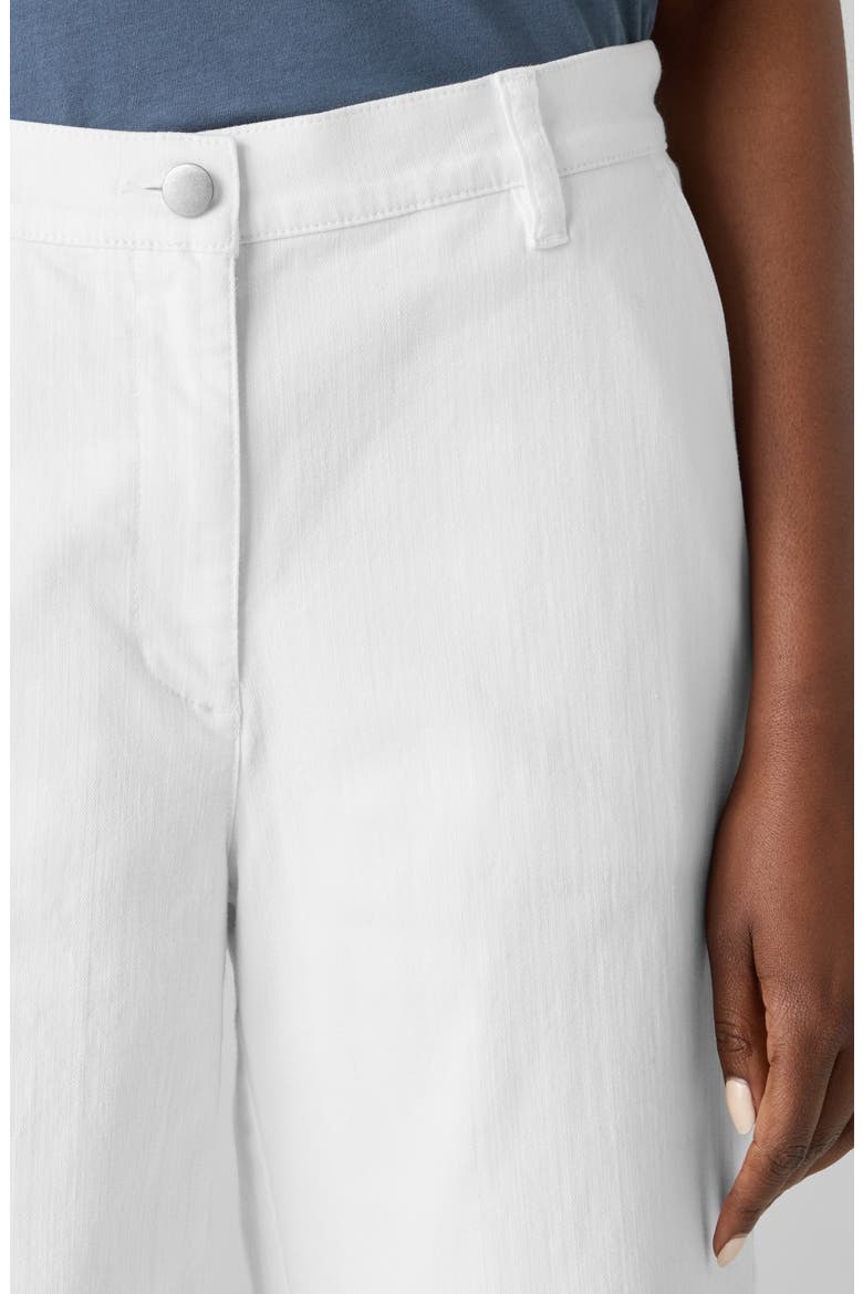 Ankle Wide Leg Jeans, Alternate, color, WHITE