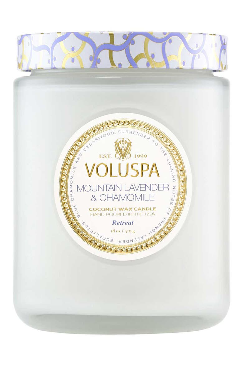 Mountain Lavender & Chamomile Large Jar Candle, Main, color, MOUNTAIN LAVENDER & CHAMOMILE