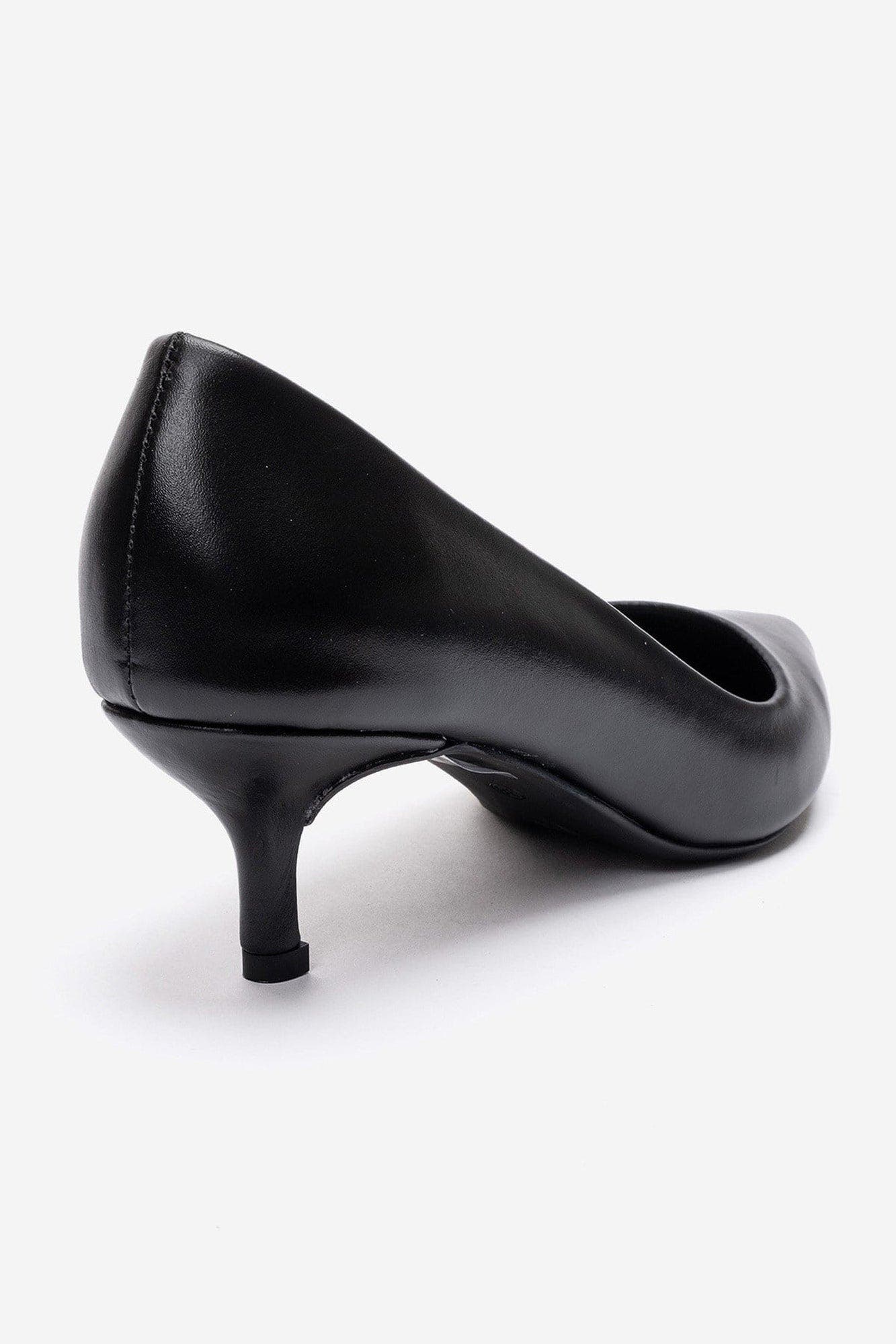 Jalen Leather Stiletto Pump, Alternate, color, Black