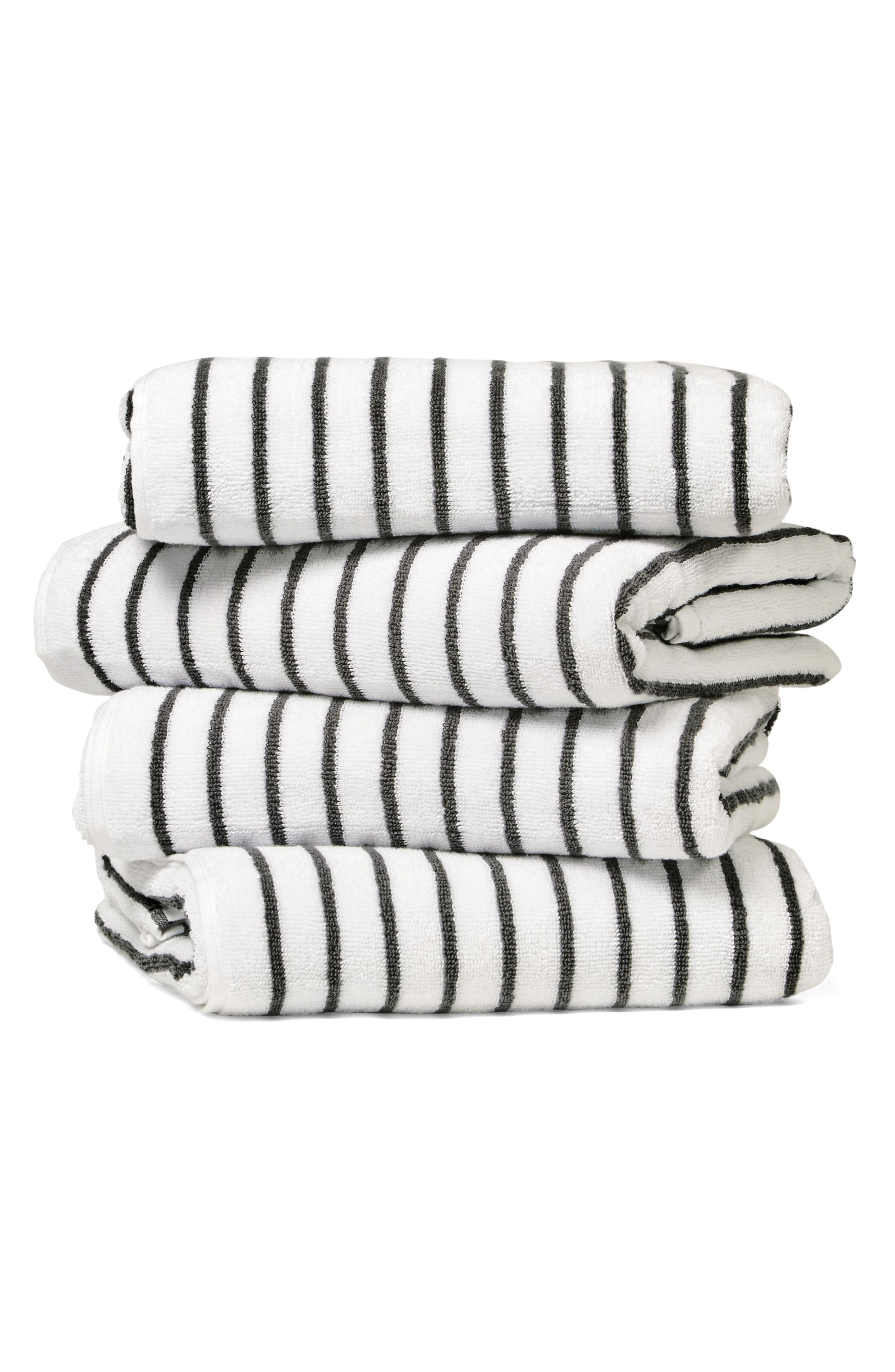 HOMESPUN 4-Pack Cabana Beach Towels