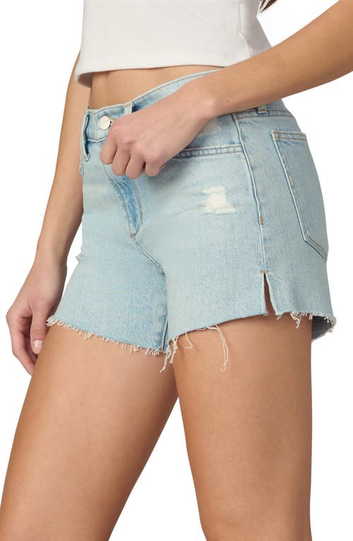 Joe's The Ozzie Raw Hem Side Slit Mid Rise Denim Shorts