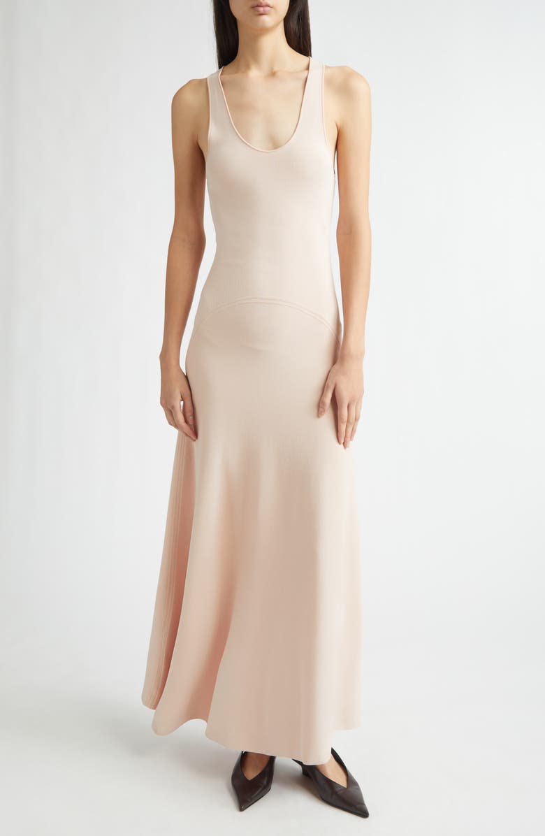 Altuzarra Wells Sleeveless Maxi Dress, Main, color, 000689 Pale Blush