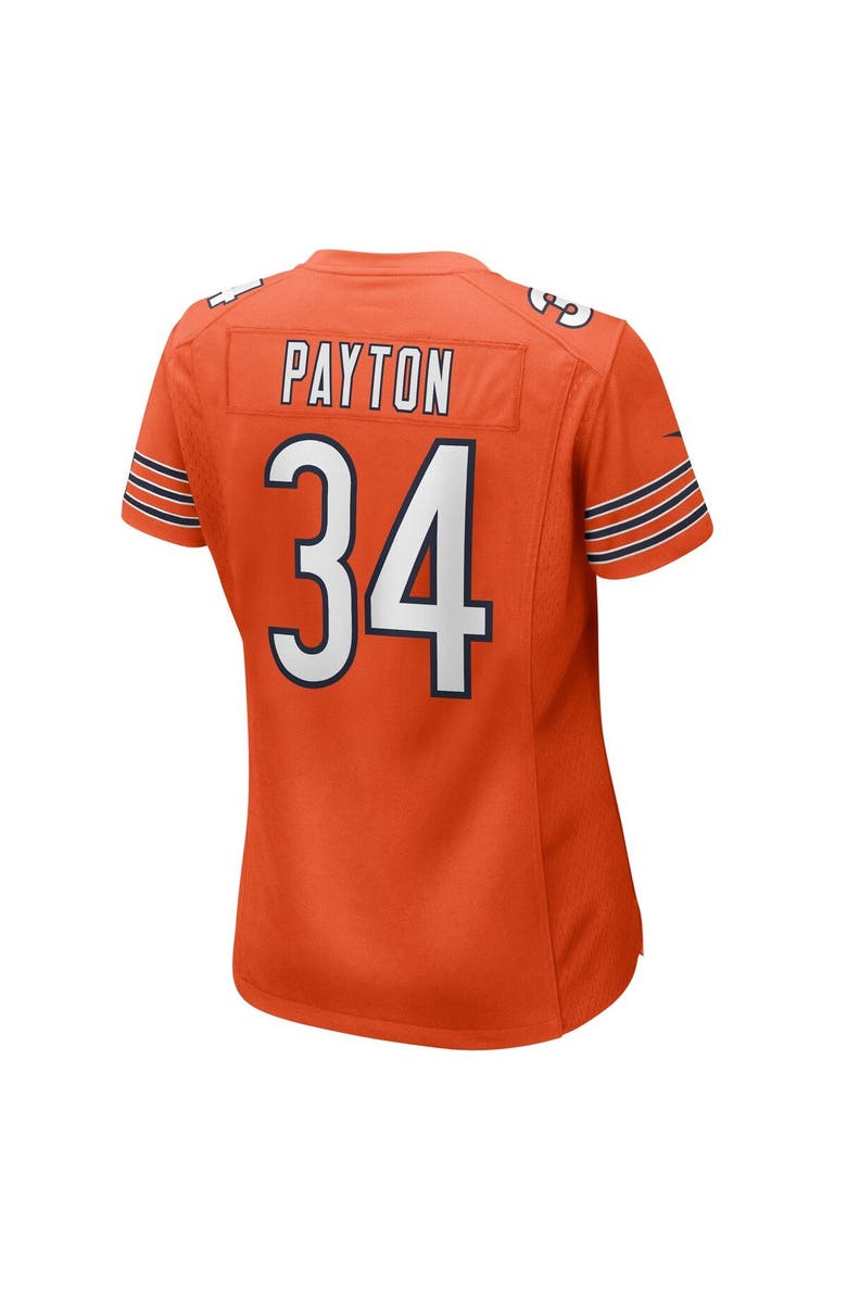Nike Women's Nike Walter Payton Orange Chicago Bears Retired Player Jersey, Alternate, color, 