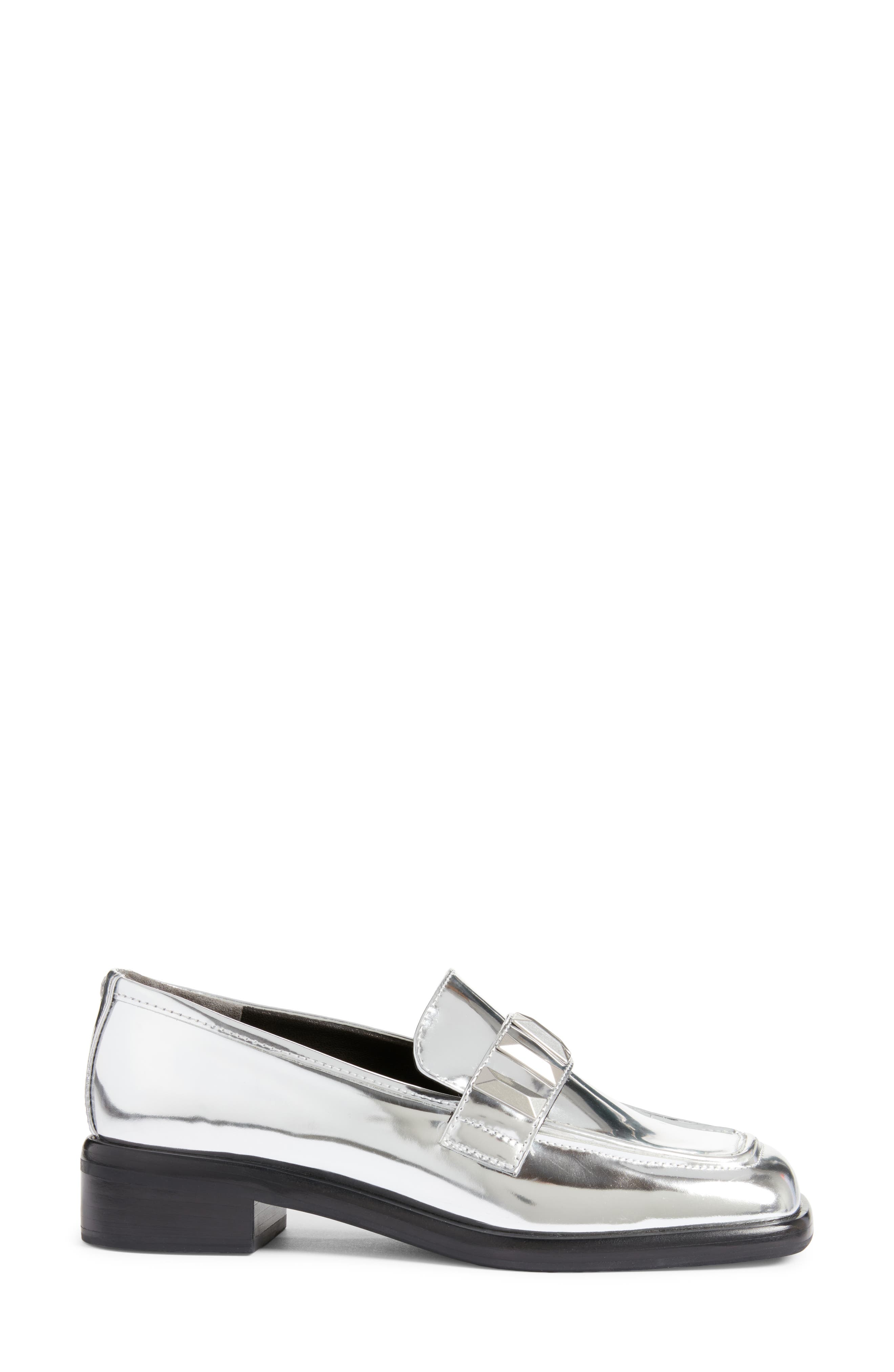 rag & bone Maxwell Metallic Loafer, Alternate, color, 