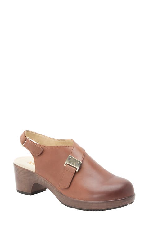 Maribel Baroque Leather Clog