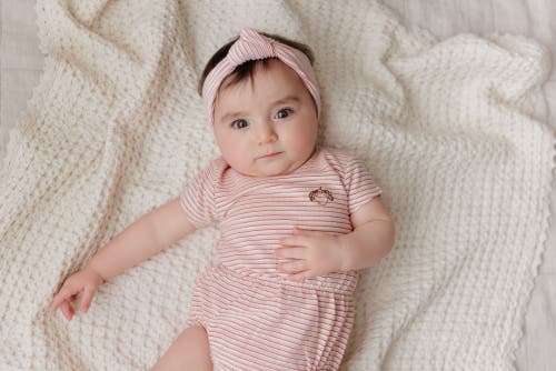 Ely's & Co. Metallic Stripe Collection In Pink