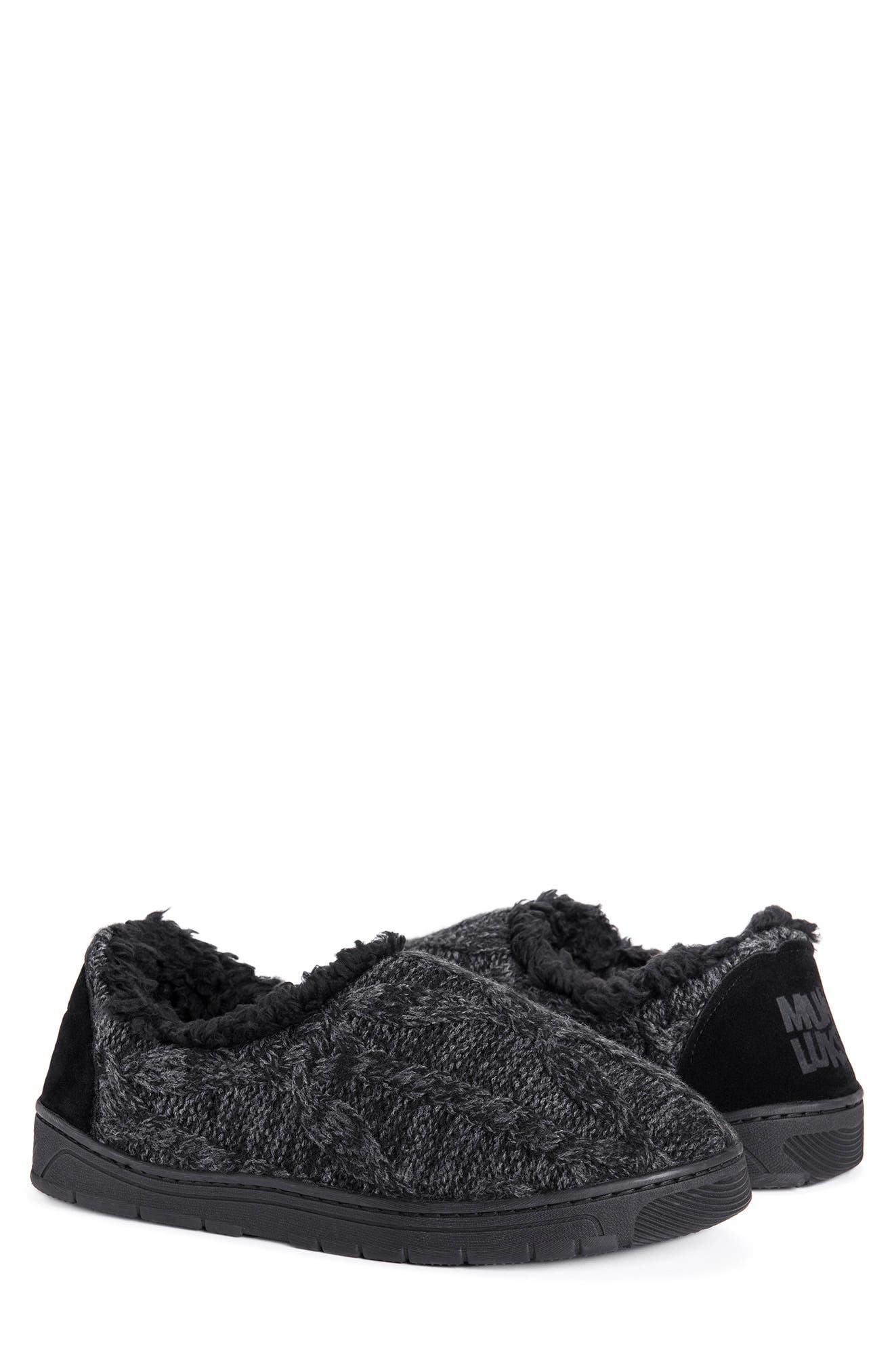 MUK LUKS John Faux Shearling Lined Slipper, Alternate, color, 