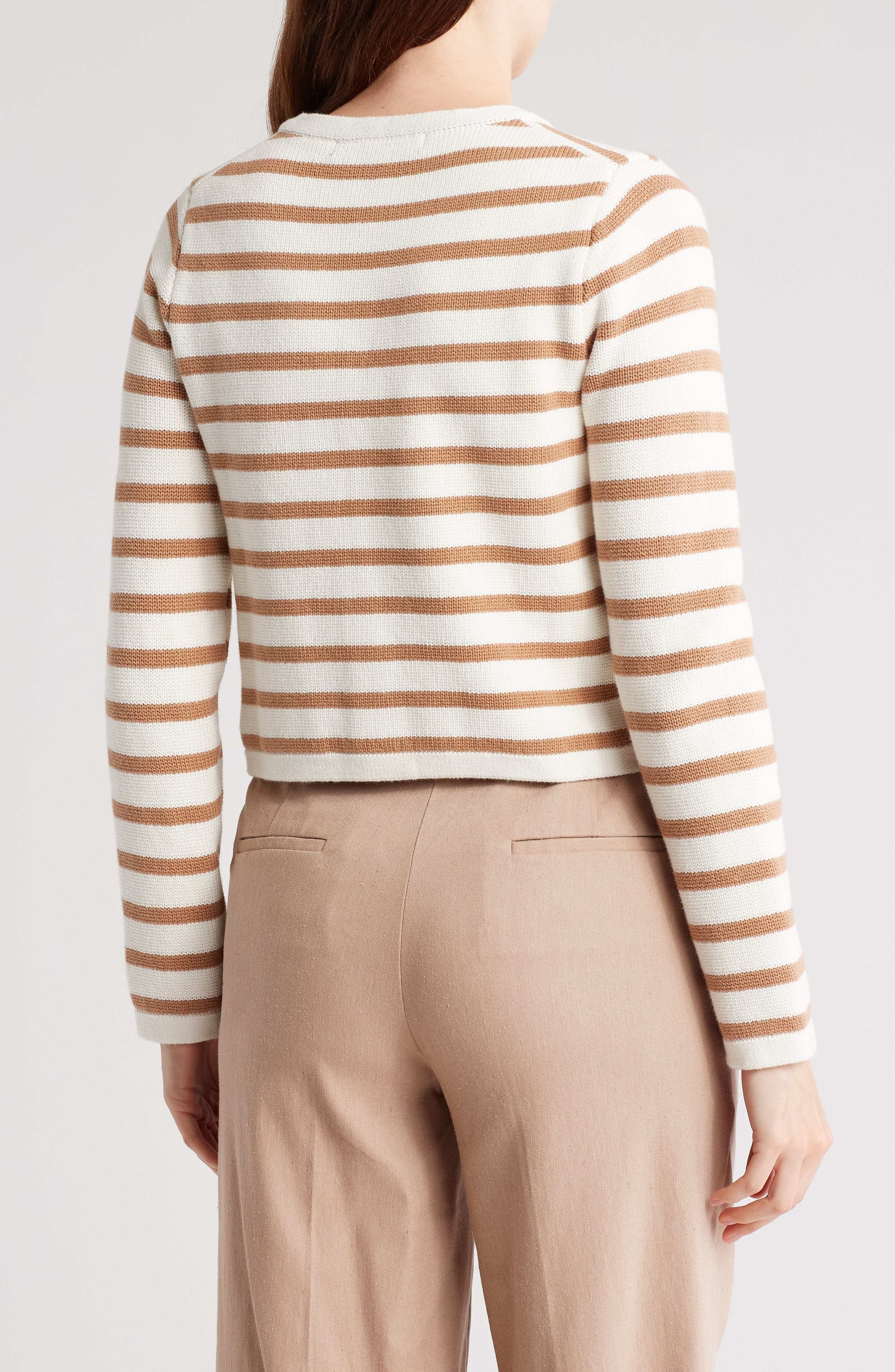 Stripe Crop Jacket - image 4