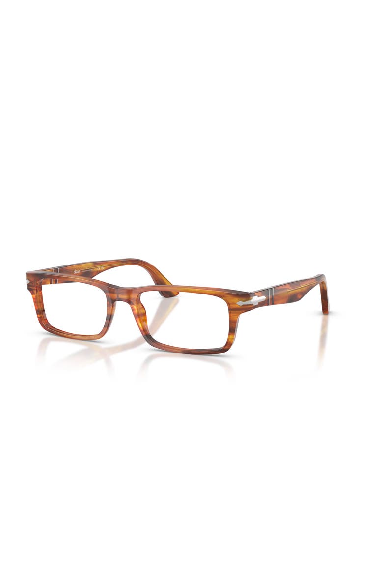 Persol 53mm Rectangle optical glasses, Main, color, Tortoise