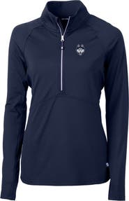 Cutter & Buck Women's Cutter & Buck Navy UConn Huskies Logo Adapt Eco Knit Half-Zip Pullover