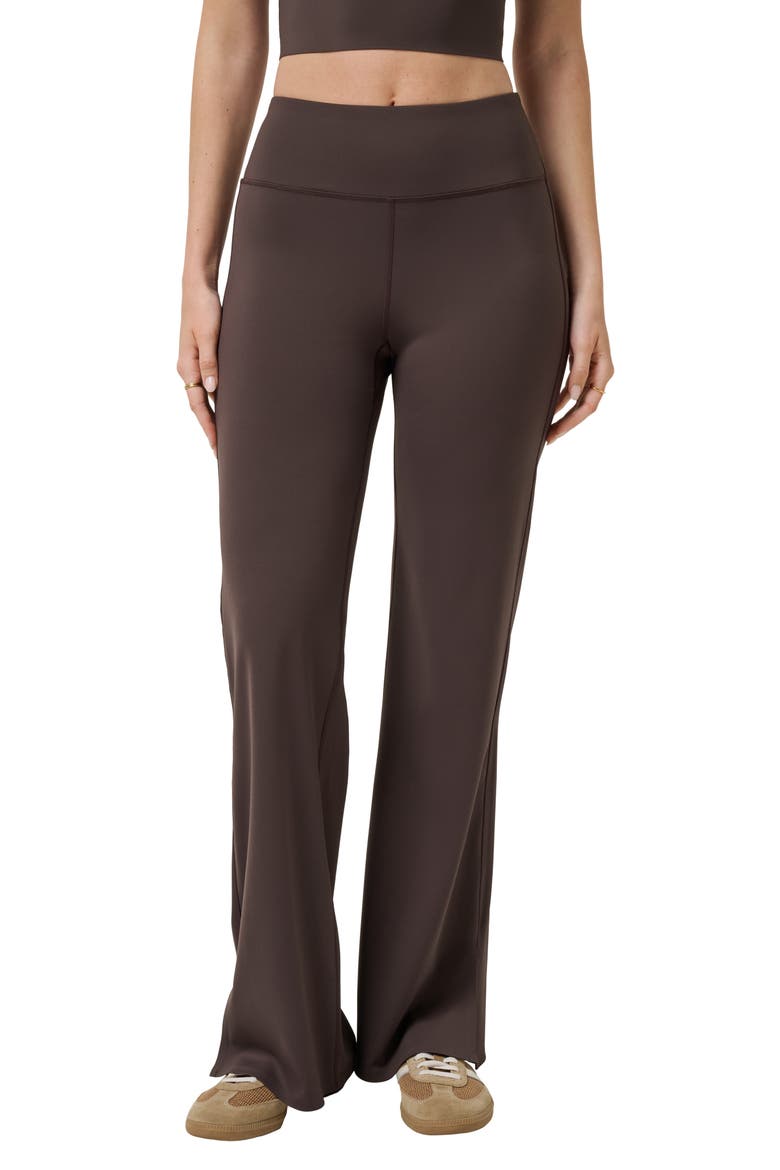 Moveknit Bonded Pants, Main, color, COFFEE GROUNDS