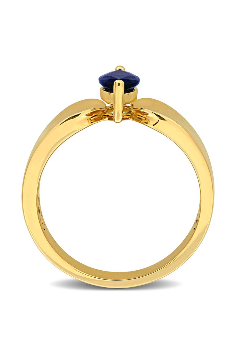 Precious Gem Marquise Ring 10k Gold, Alternate, color, Sapphire