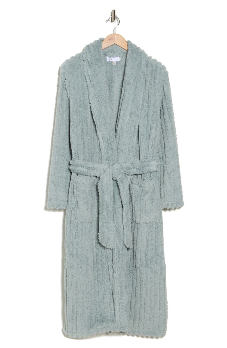 NORDSTROM RACK Textured Plush Fleece Robe, Alternate, color, 