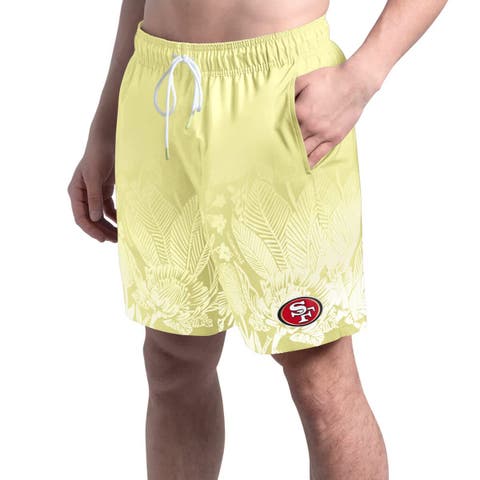 Men's Margaritaville  Yellow San Francisco 49ers Lagoon Fiesta Swim Shorts