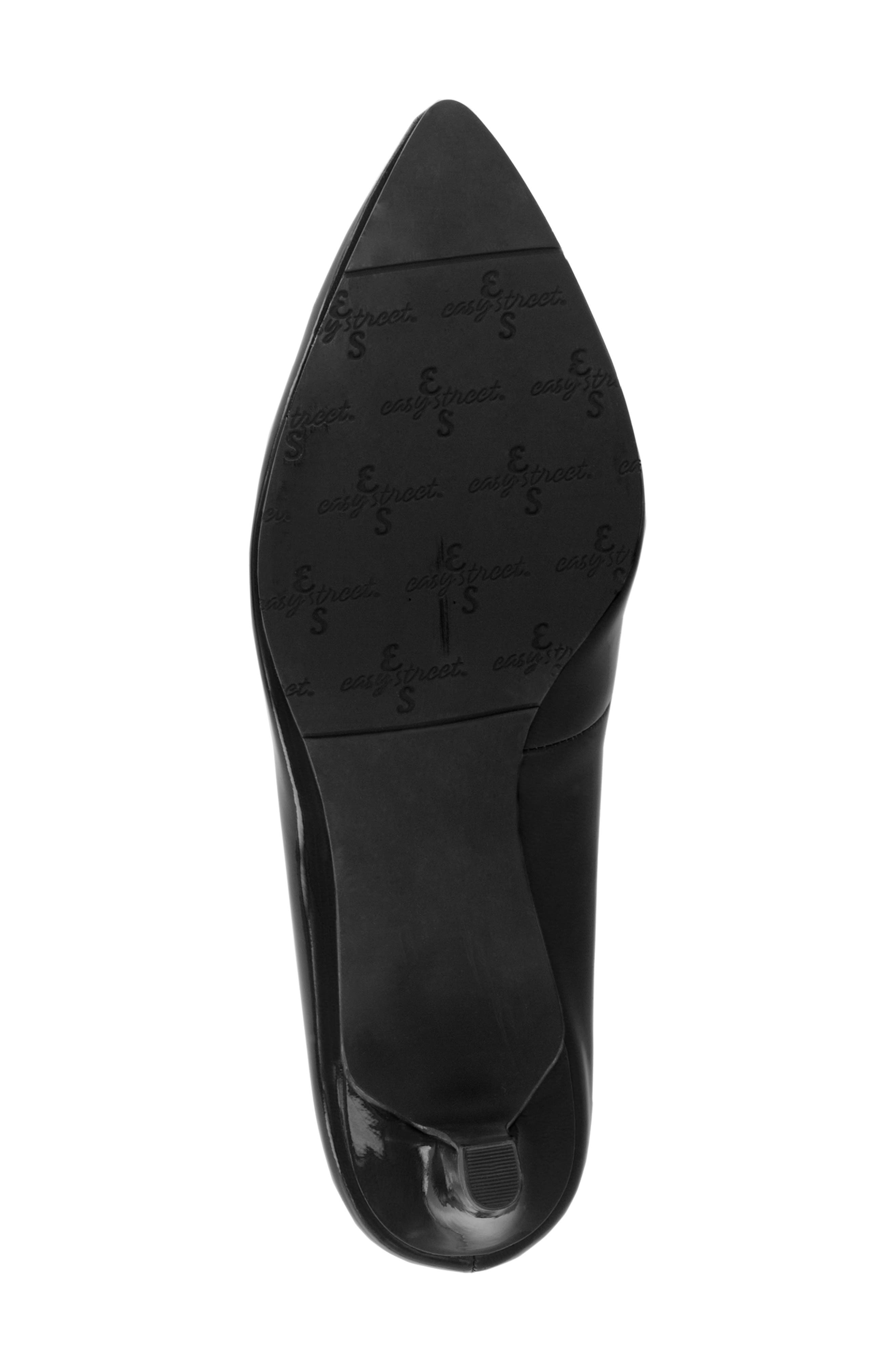 Pointe Pointed Toe Patent Pump - Multiple Widths Available, Alternate, color, BLACK PATENT