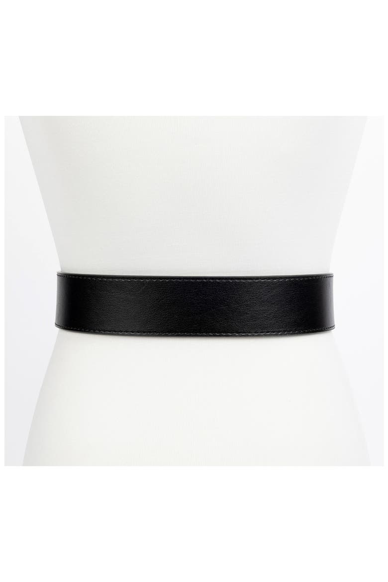 Leather Belt, Alternate, color, CHOCOLATE