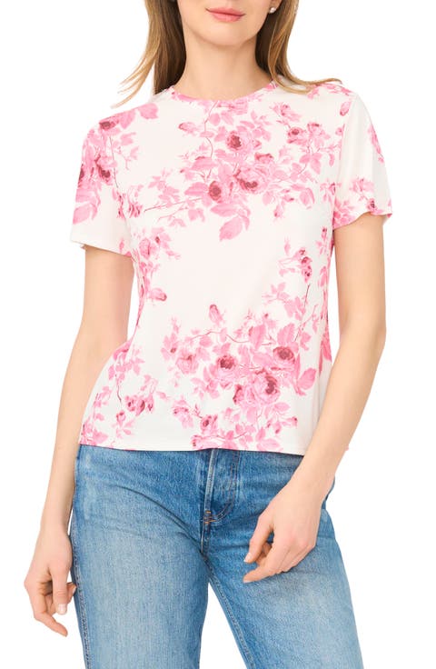 Floral Crewneck T-Shirt