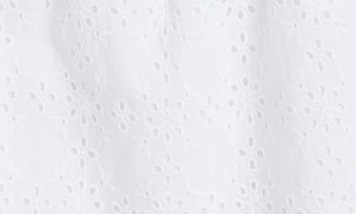 LEVI'S® LEVI'S® KIDS' PUFF SLEEVE EYELET DRESS