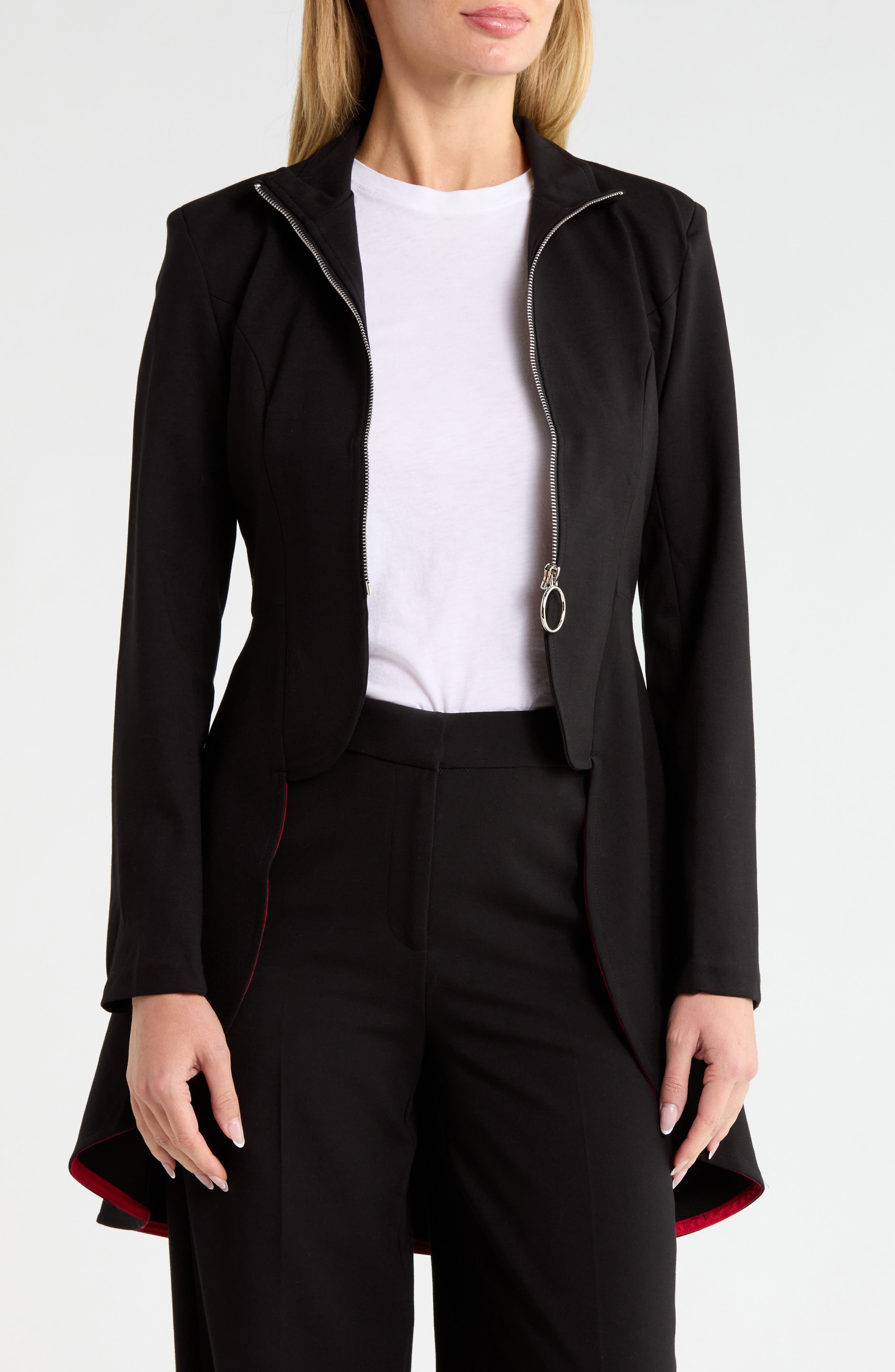 O-Ring Zip Ponte Jacket