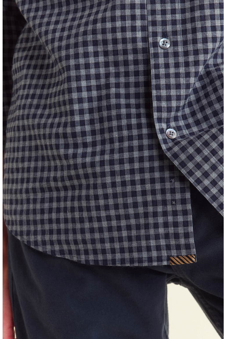 Tuscumbia Sport Shirt, Alternate, color, NAVY/GREY