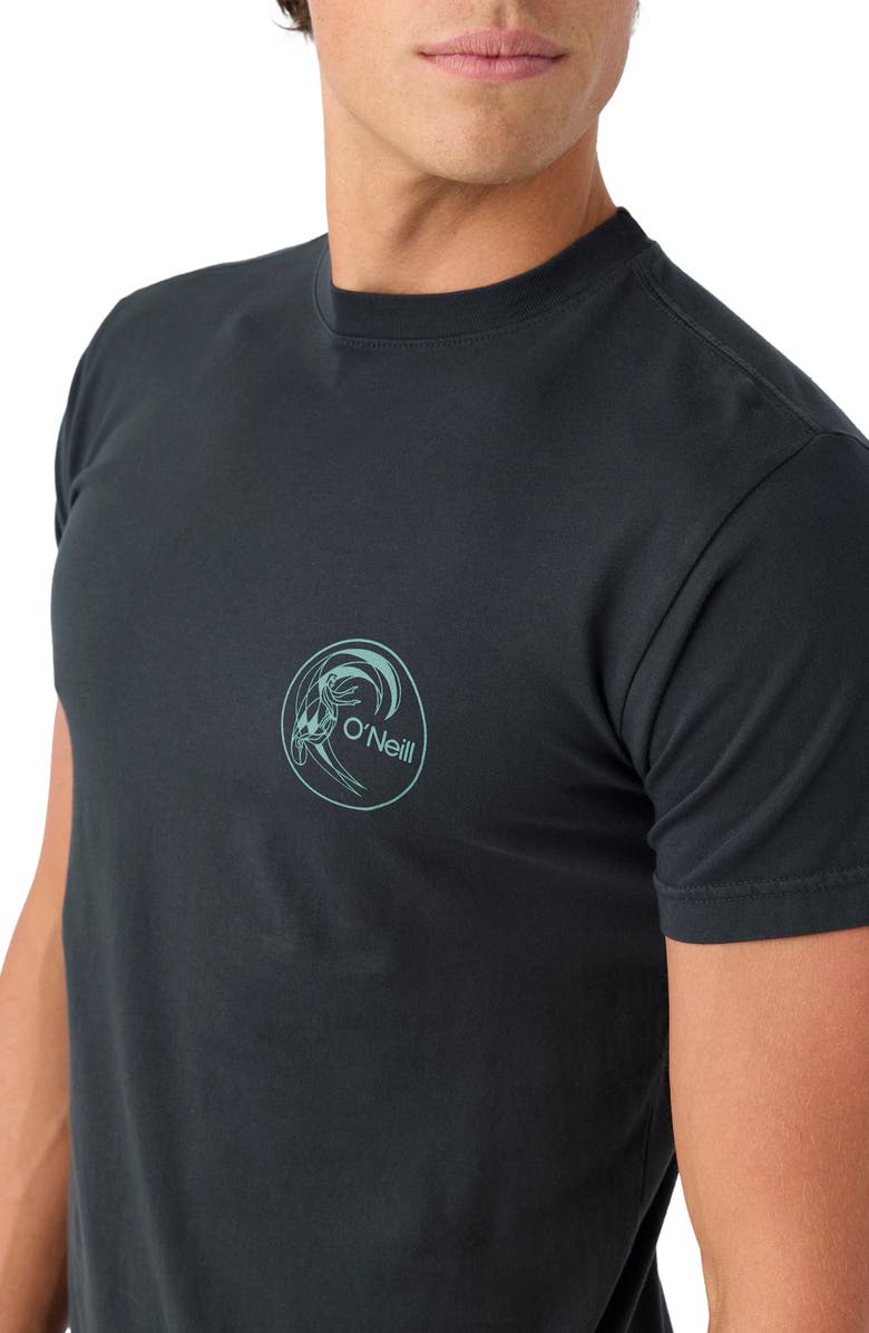 O'Neill Circle Surfer Cotton Graphic T-Shirt, Alternate, color, 