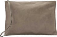 AllSaints Siloh Large Leather Pouch