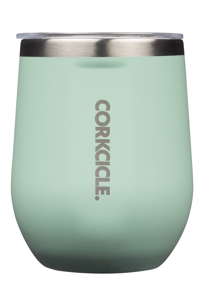 12-Ounce Insulated Stemless Wine Tumbler, Main, color, MATCHA