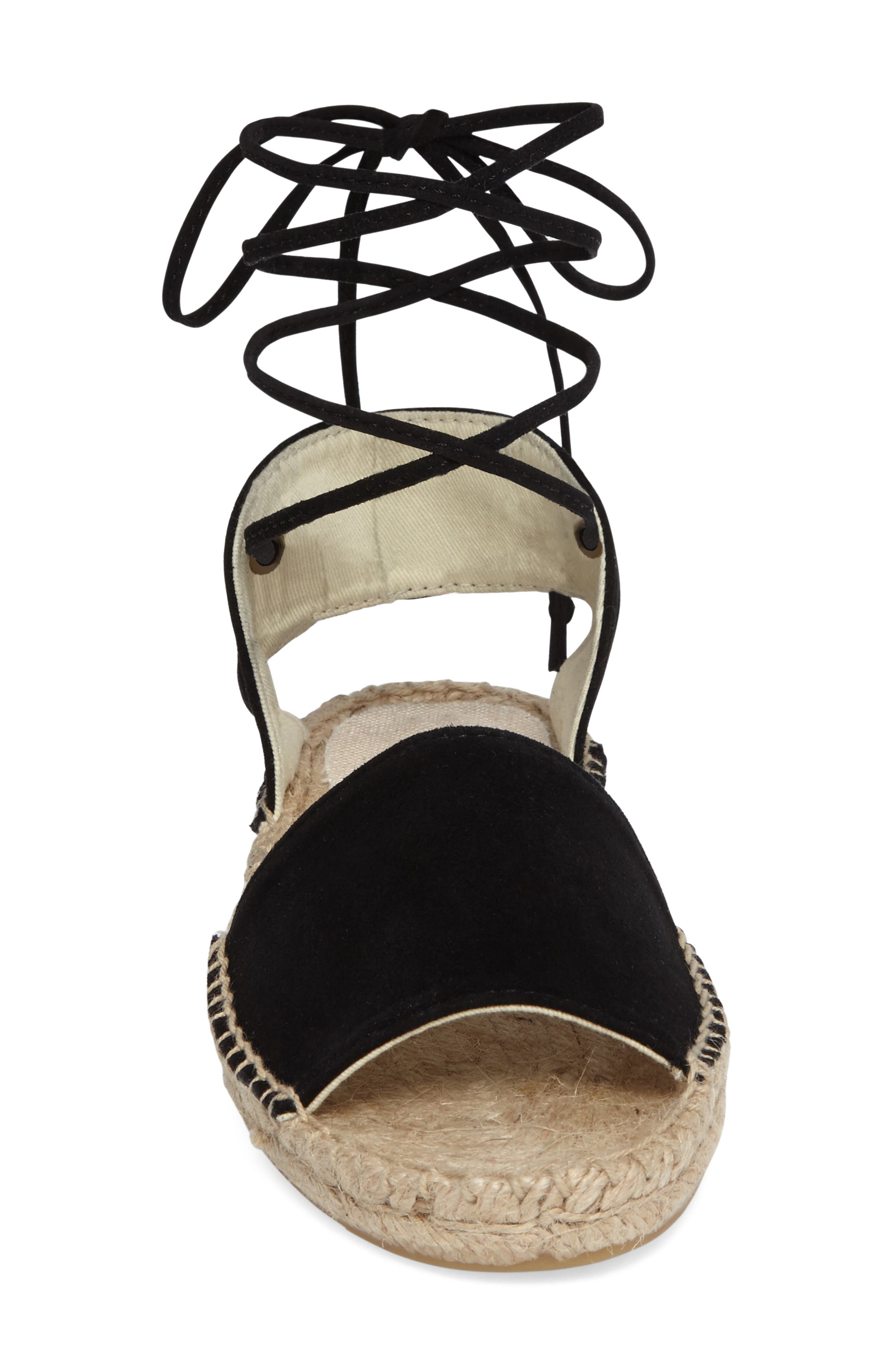 Soludos Lace-Up Sandal, Alternate, color, 