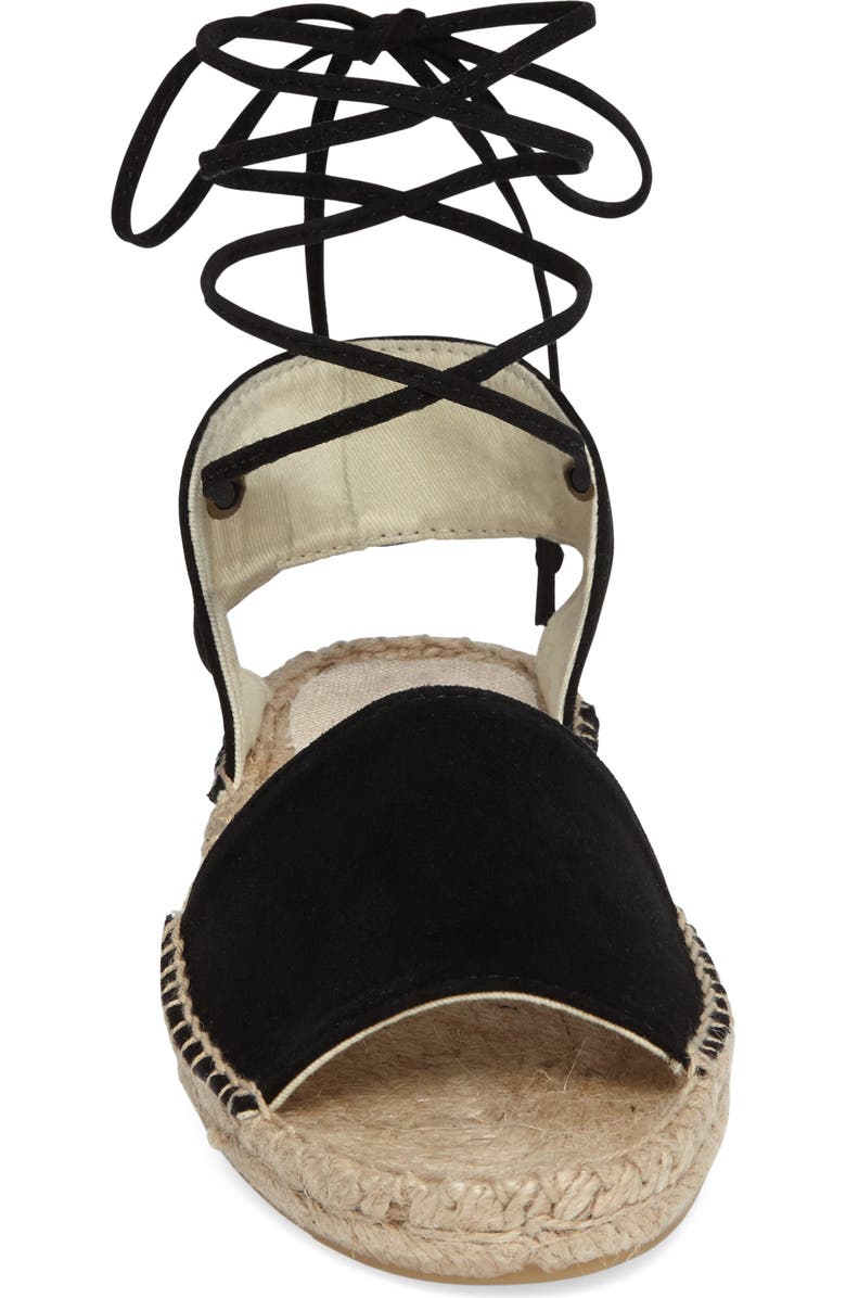 Soludos Lace-Up Sandal, Alternate, color,