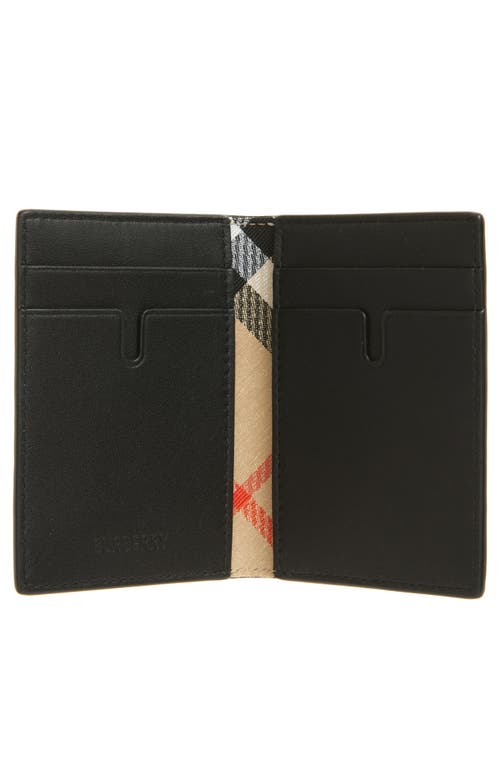 Burberry Bateman Cotswolds Leather Bifold Card Case